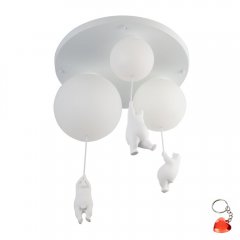 Lampa sufitowa Balu 3 Wiszące Misie CL0111 Yaskr