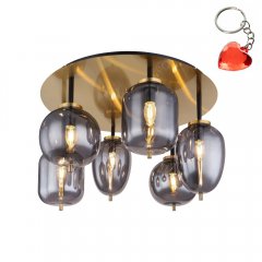 Lampa sufitowa BLACKY I 15345-6DMM Globo