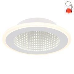 Lampa sufitowa LED 12W efekt lustra 3D LAMELA 48919-12R Globo