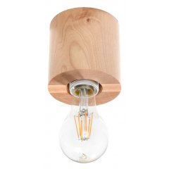 Lampa sufitowa SALGADO naturalne drewno SL.0672 Sollux