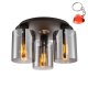 Lampa sufitowa SARDO SPL-5581-3SC-BK-SG Italux