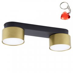 Lampa sufitowa SPACE BLACK / GOLD 6141 TK Lighting