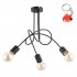 Lampa sufitowa TANGO Black 23173 Alfa Sosnowscy